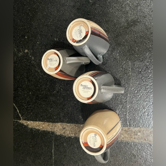 Better Homes and Gardens Stripped Ceramic Painted Coffee Mug - Picture 5 of 6